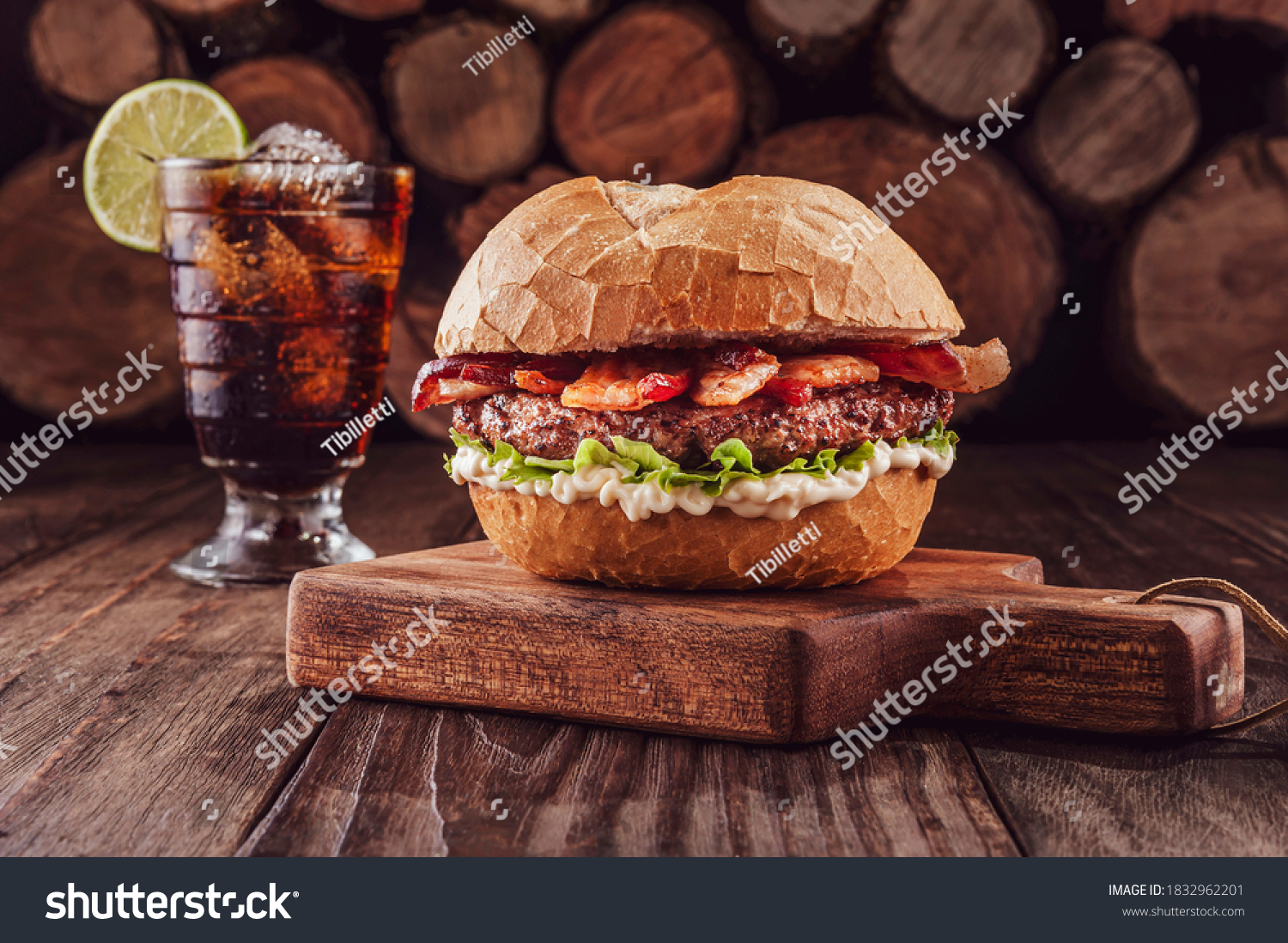 Firewood burger
