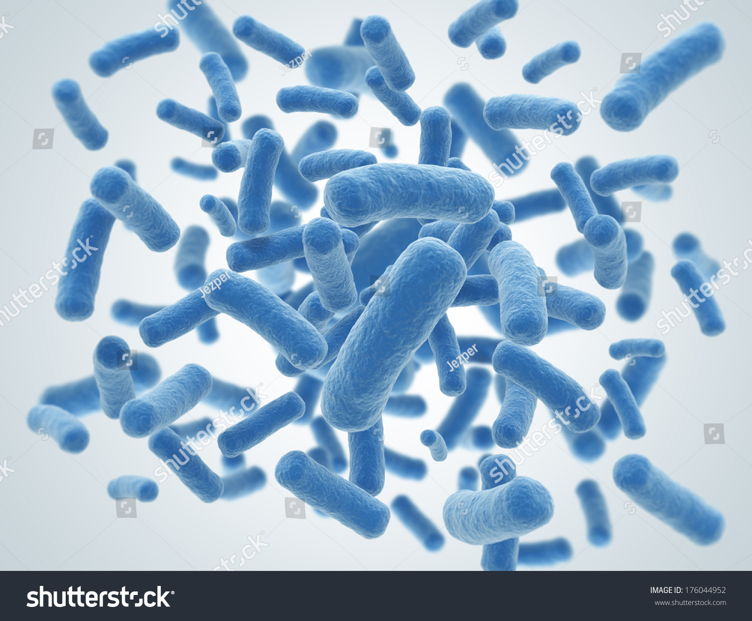 Bacteria Cells Science 3d Illustration - 176044952 : Shutterstock