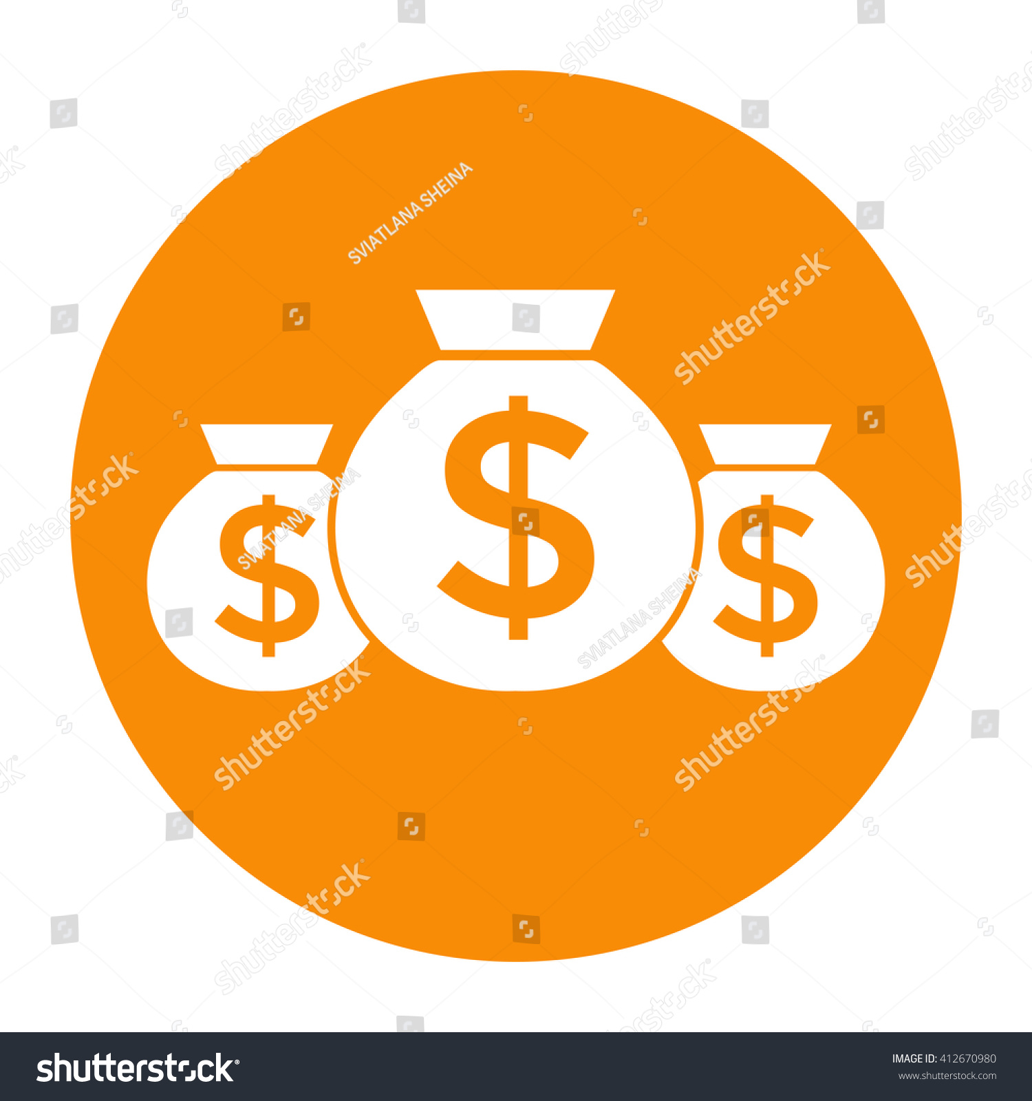 Bags Money Stock Illustration 412670980 - Shutterstock