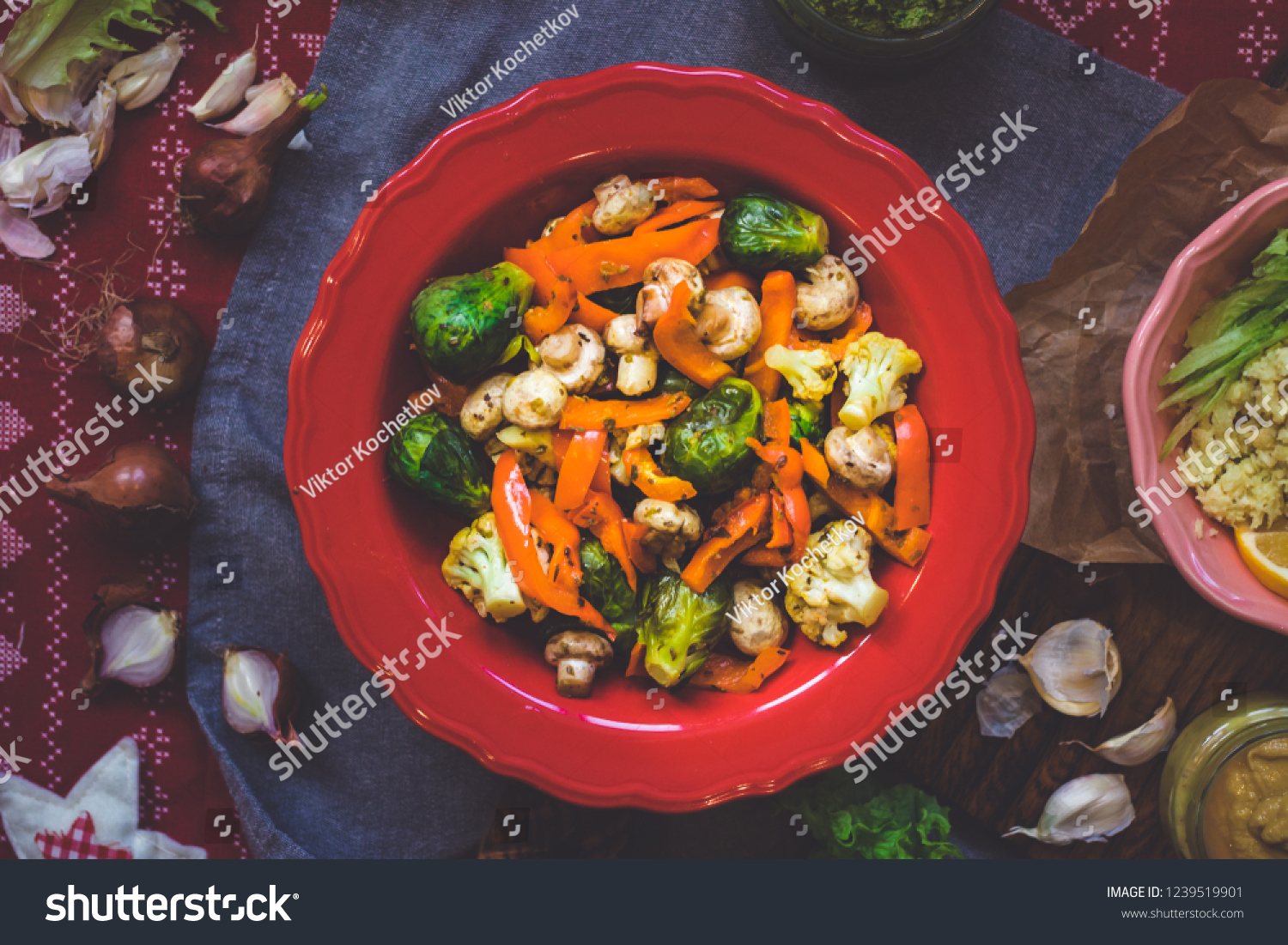 baked-roasted-vegetables-christmas-lunch-dinner-stock-photo-edit-now