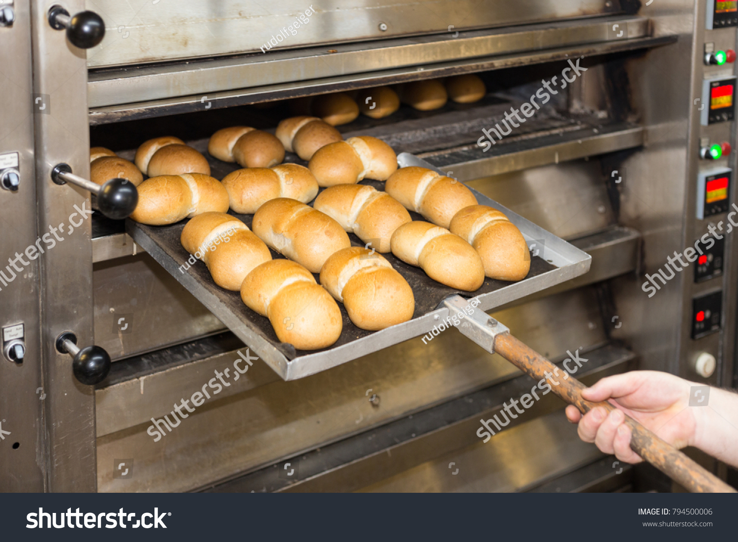 Baking Pastries Bread Oven Gold Brown Stock Image Download Now