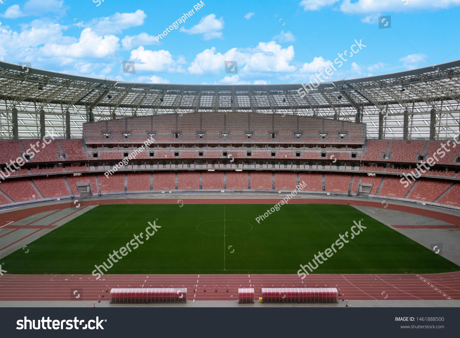 Baku Olympic Stadium Stadium Baku Capital Stock Photo Edit Now 1461888500
