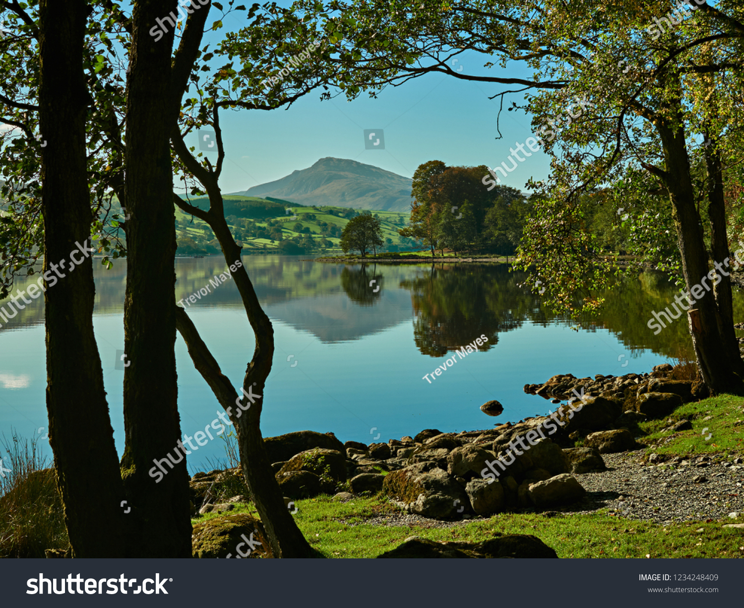 Bala Lake Llyn Tegid Bala Snowdonia Stock Photo Edit Now 1234248409