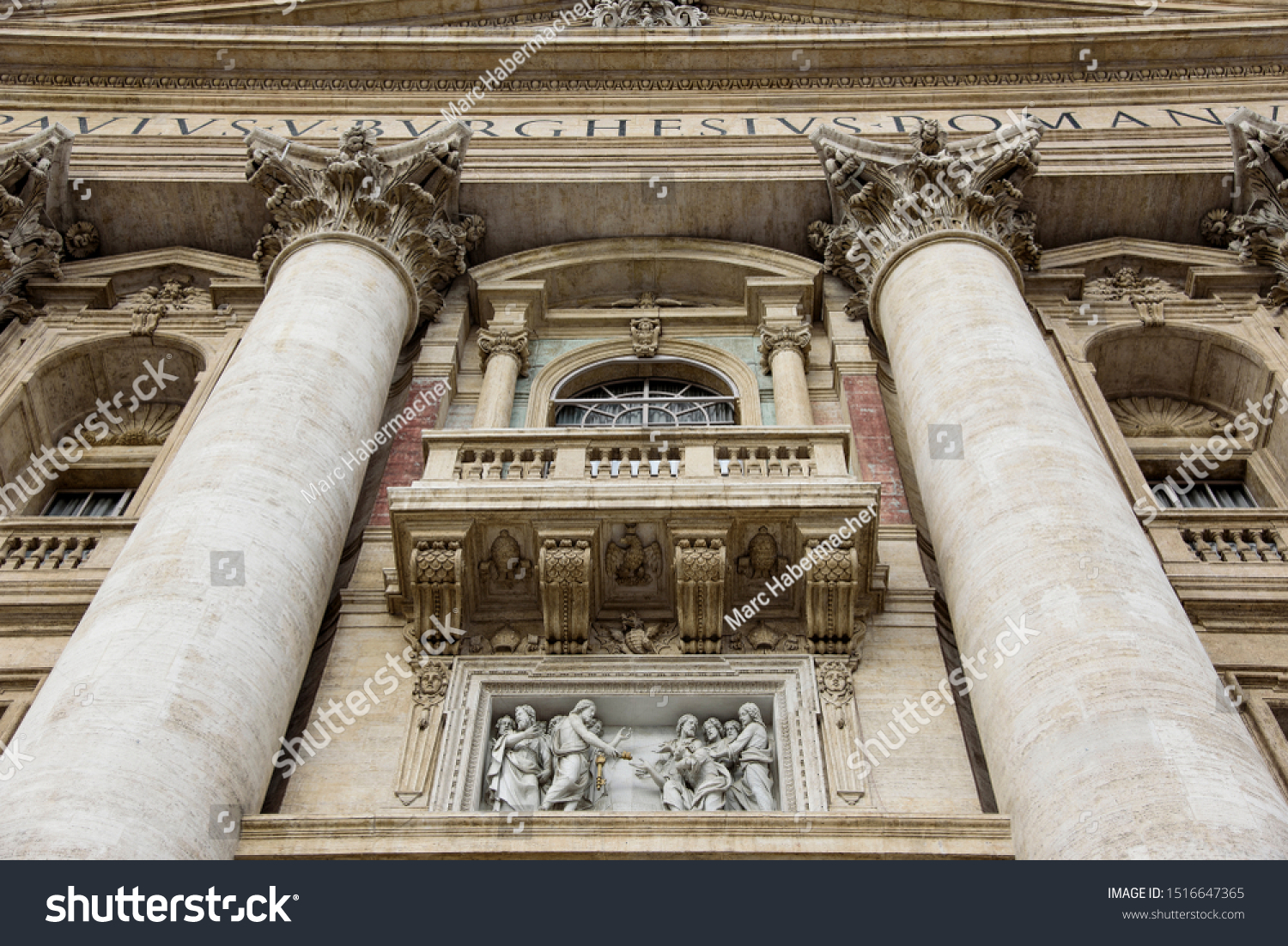 Balcony Saint Peters Basilica Rome Stock Photo Edit Now
