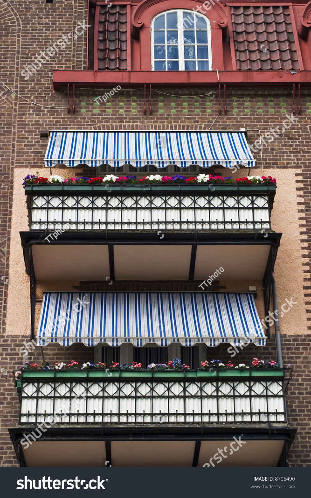 Balcony With Awning Stock Photo 8706490 : Shutterstock