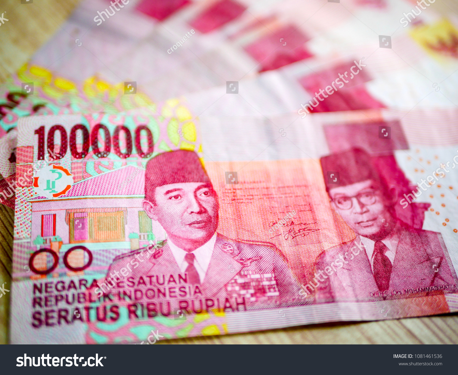 Bali Money Indonesian Rupiah Stock Photo Edit Now 1081461536