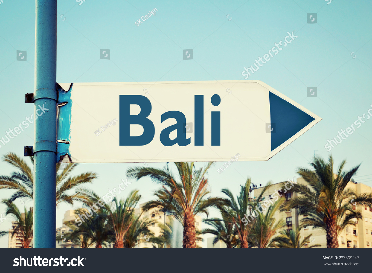  Bali Road Sign Travel Destinations Set Stock Photo    Things to do in Bali and Indonesia Travel Map: 35 BALI  NORSK