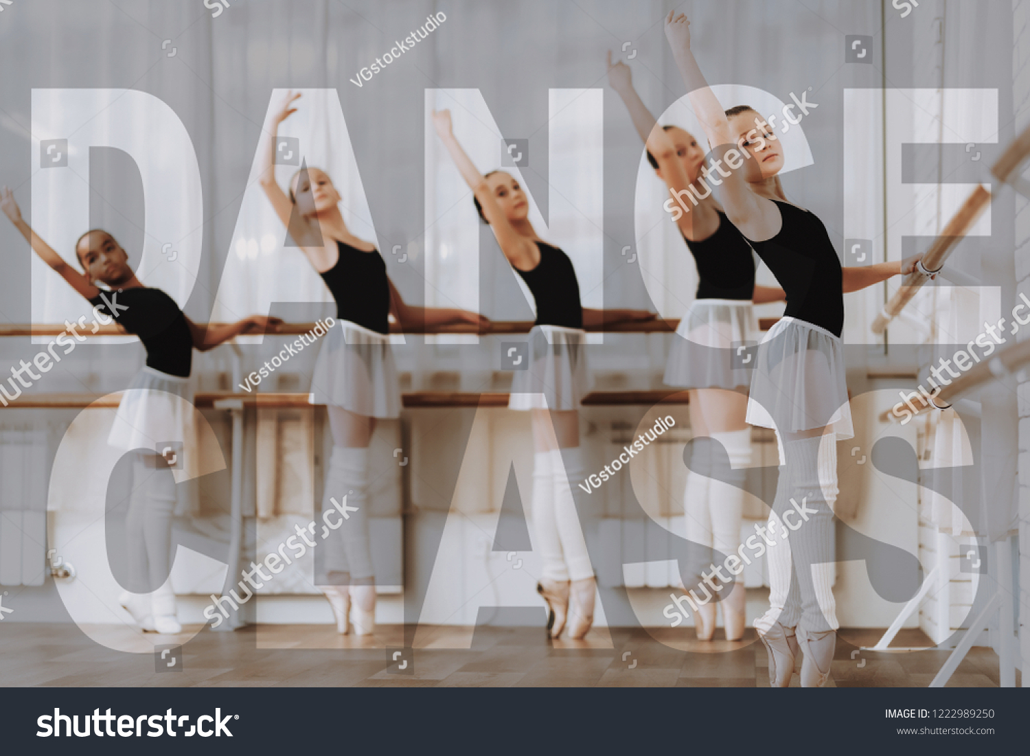 Ballet Bar Exercises Pointe Shoes Hands Stock Photo Edit Now