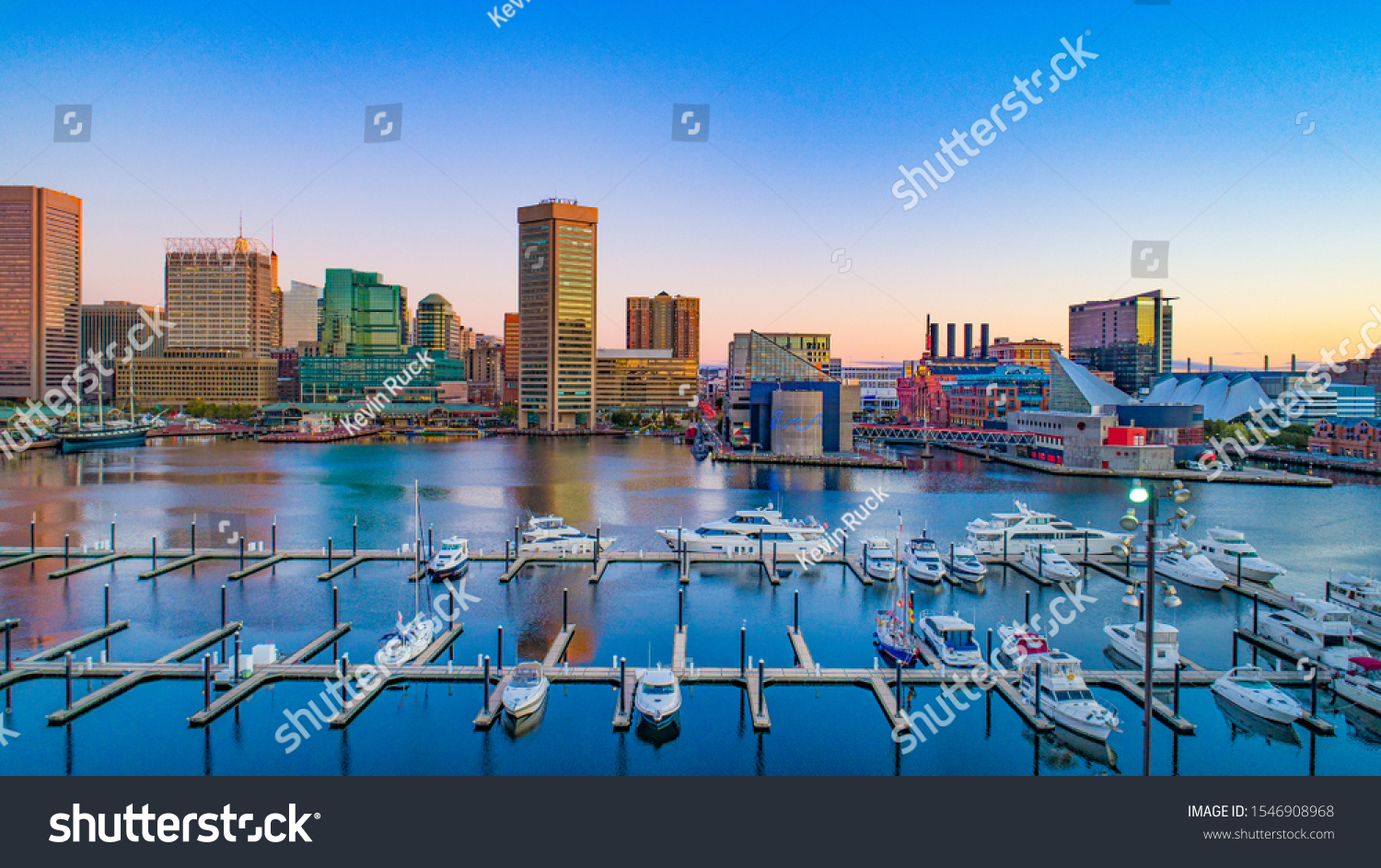 2 356 Baltimore Inner Harbor Images Stock Photos Vectors Shutterstock   Stock Photo Baltimore Maryland Usa Inner Harbor Skyline Aerial 1546908968 