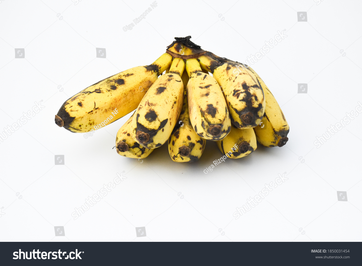 Bananas Black Spots Black Spots On Stock Photo (Edit Now) 1850031454