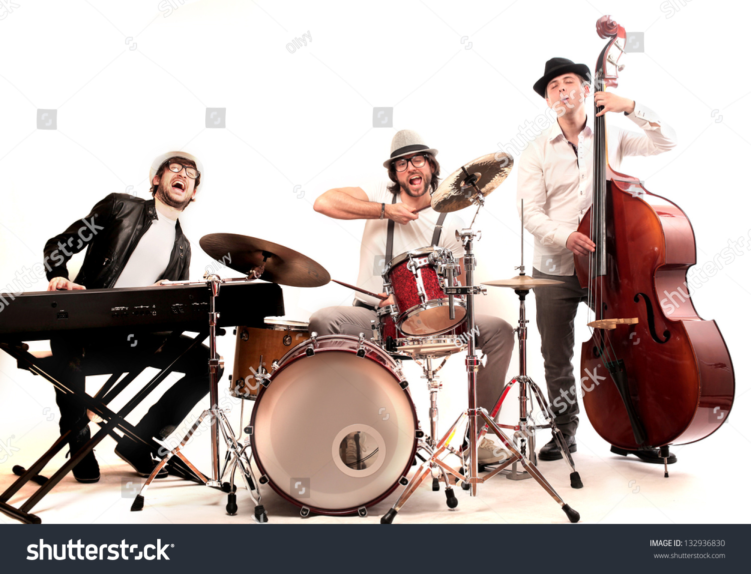Band Musicians Instruments | Miscellaneous Stock Image 132936830