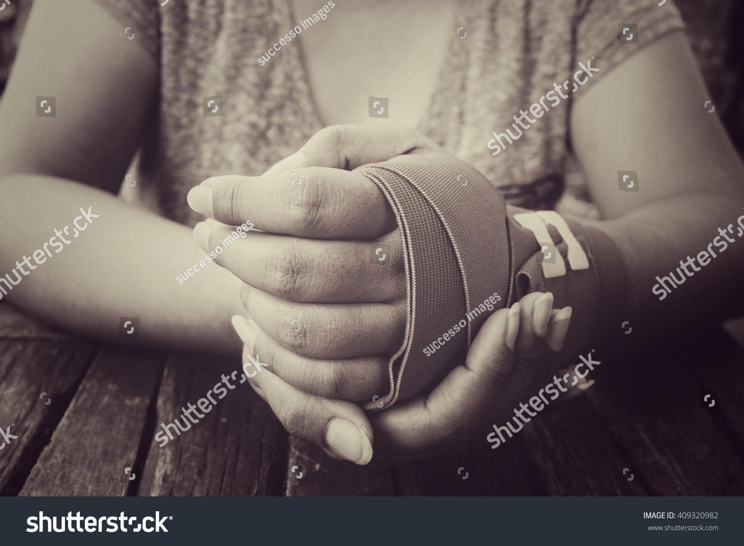 Bandage Hand Stock Photo 409320982 - Shutterstock