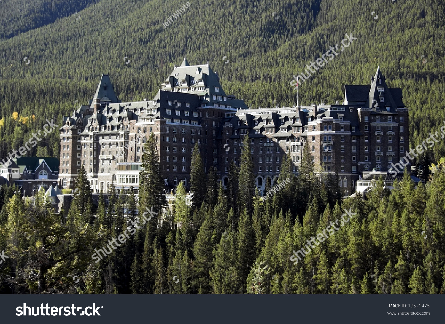 Banff Springs Hotel Located Banff National Stock Photo Edit Now