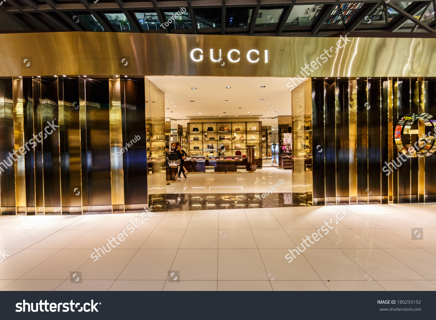 Bangkok Feb 10 Gucci Suvanaphumi Stock Photo (Edit Now) 180293192
