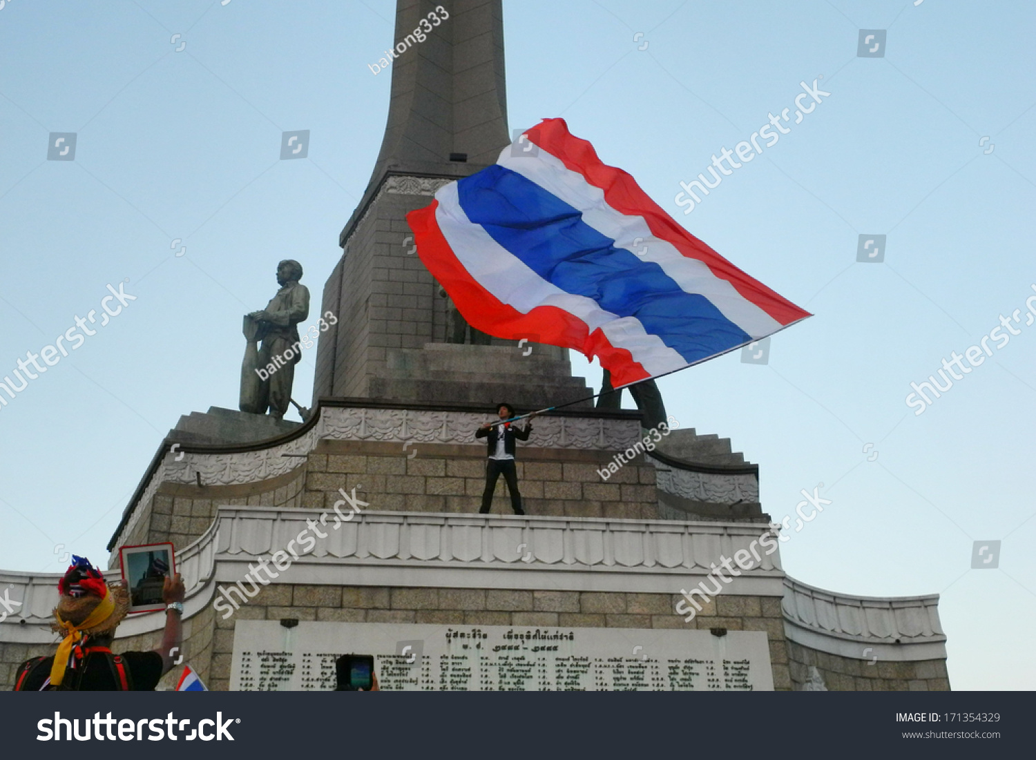 Bangkok January 13 14 Thai Protestors Stock Photo Edit Now