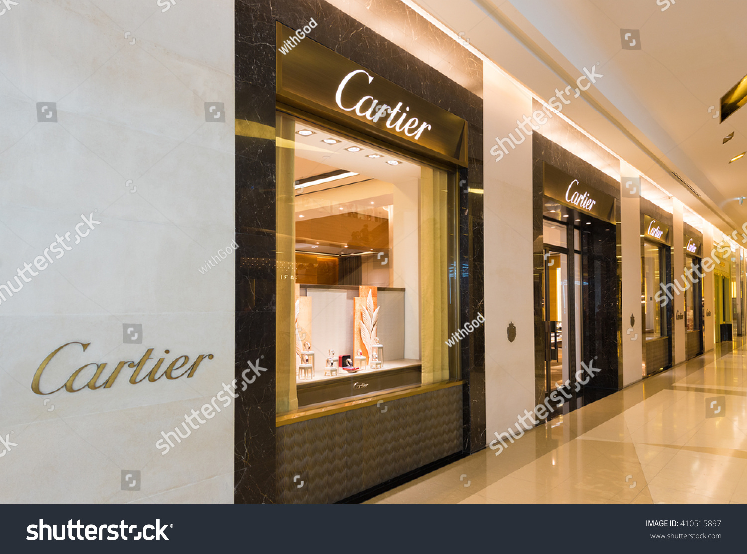 Bangkok March 17 2016 Cartier Store 