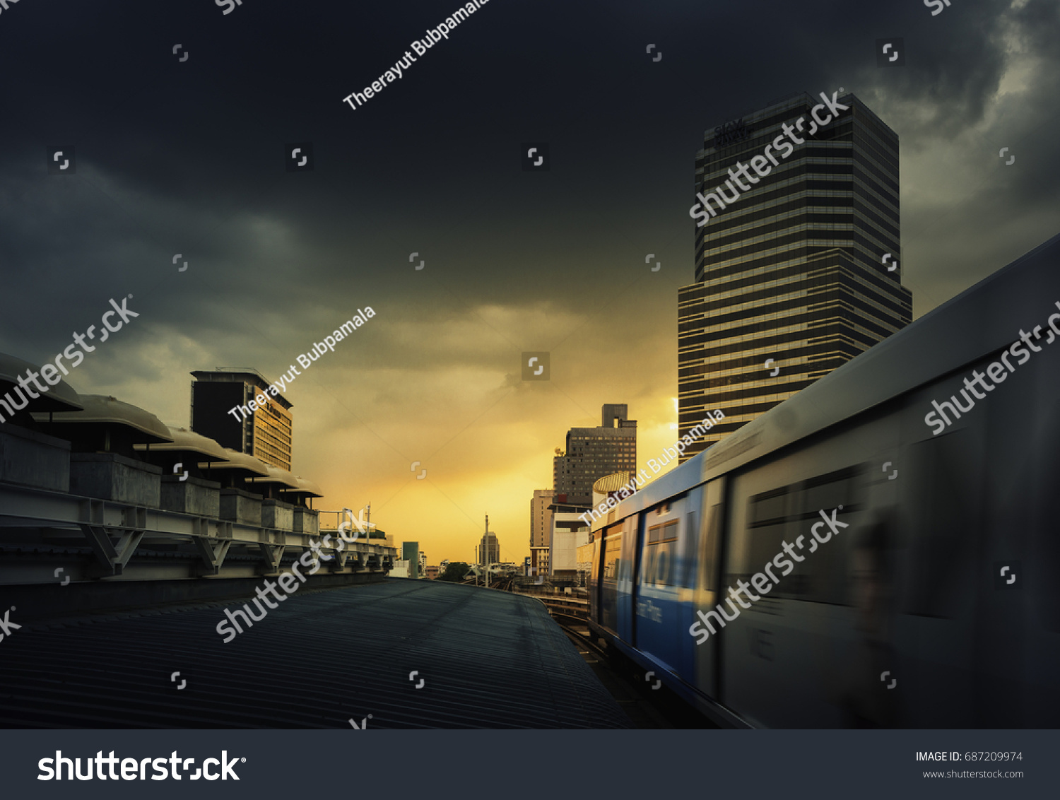 Bangkok Skytrain Bts Stock Photo 687209974 Shutterstock Bangkok Skytrain Bts Stock Photo 687209974 Shutterstock