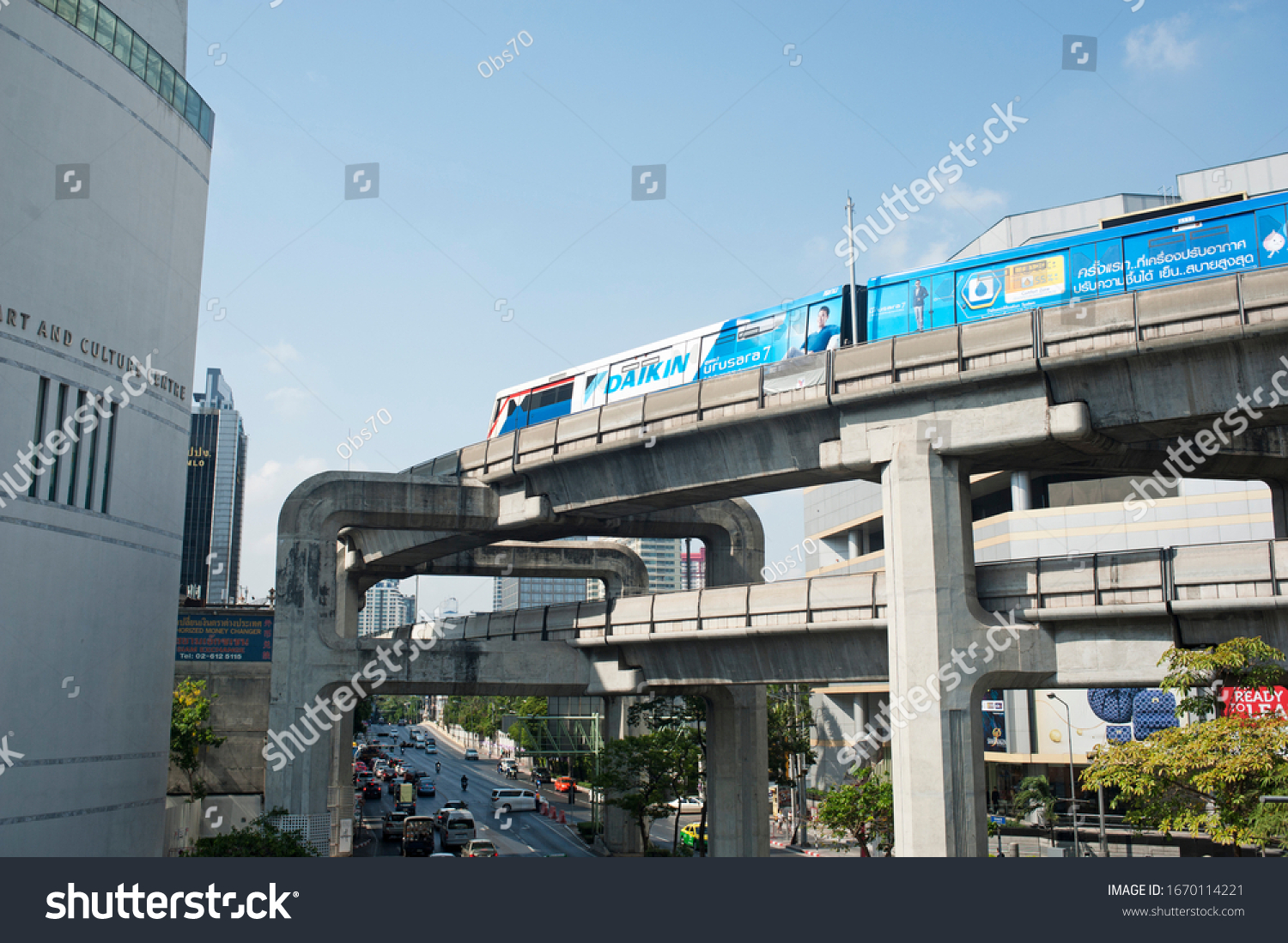 Bangkok Thailand April 2014 Bts Transport Stock Photo (Edit Now) 1670114221