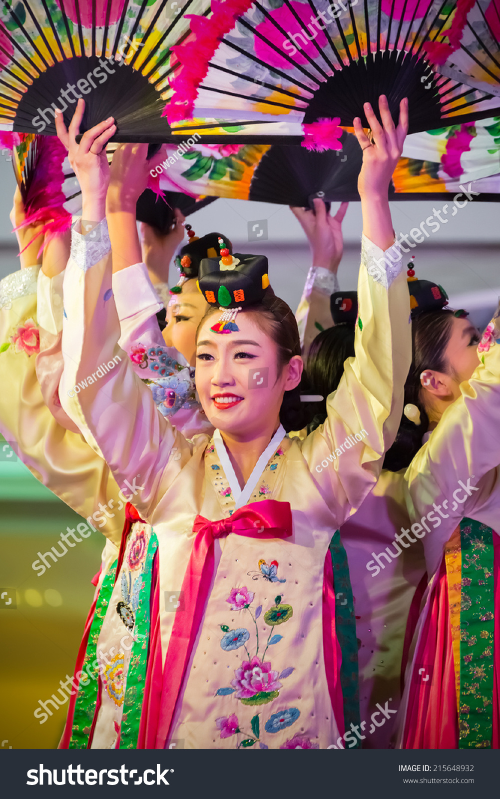 Bangkok Thailand August 29 Korean Festival Stock Photo 215648932