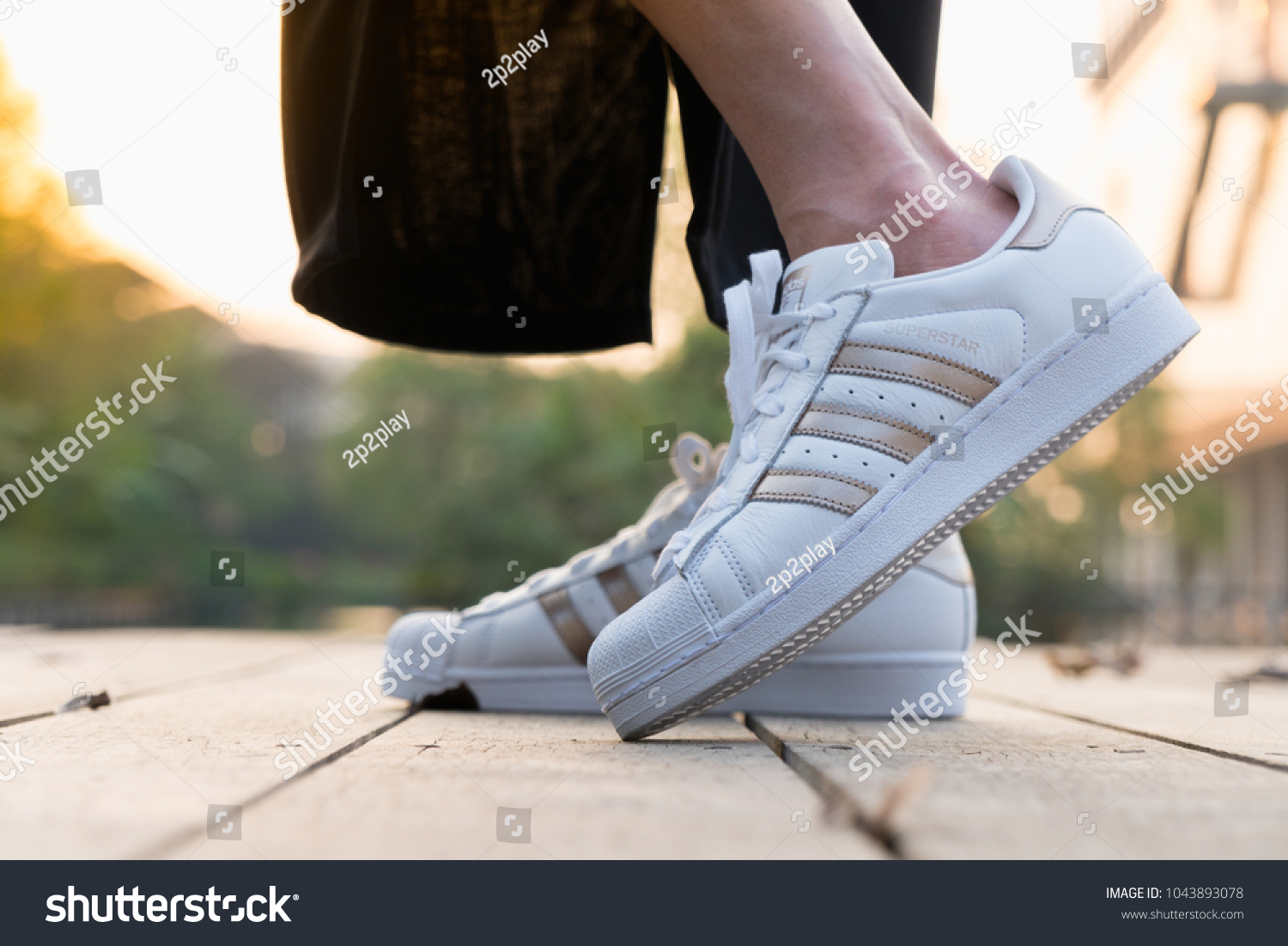women wearing adidas