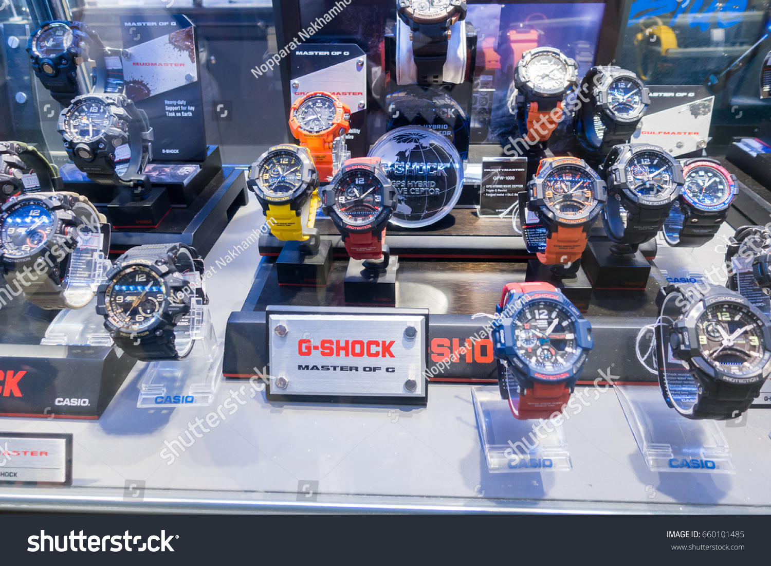 casio g shock red watch