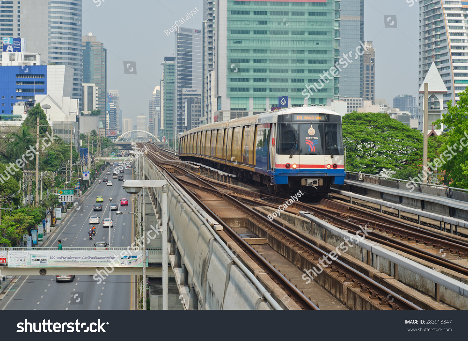 Bangkok Thailand March 29 View Bts Stock Photo (Edit Now) 283918847