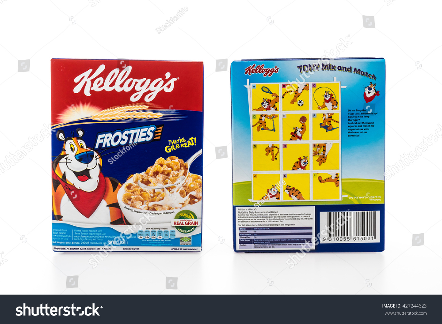 Bangkok, Thailand - May 27, 2016 : Cereal Box Brand Kelloggs Isolated ...