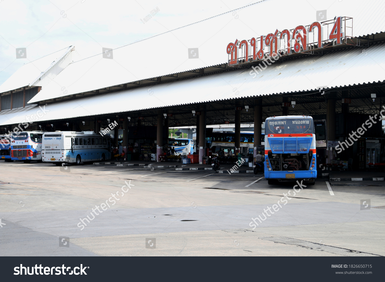 Bangkok Thailand Sep 172020 Bus Terminal Stock Photo 1826650715 ...