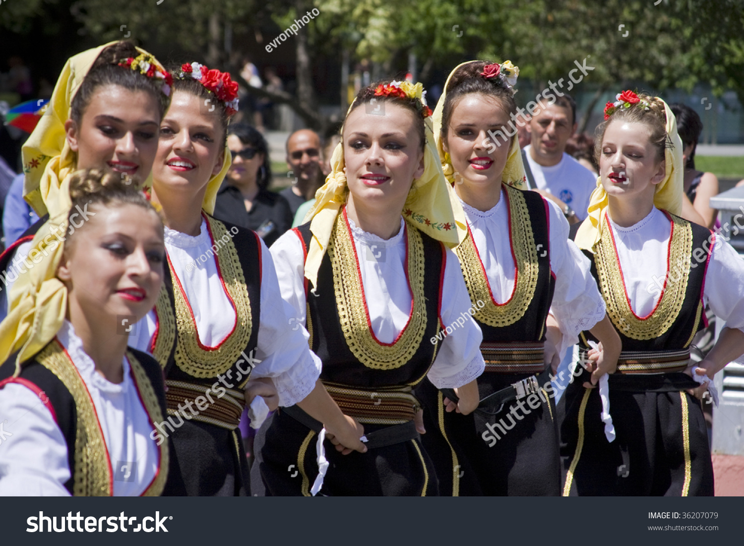 Banja Luka - June 21 - Young People In Traditional Bosnian Ethnic ...