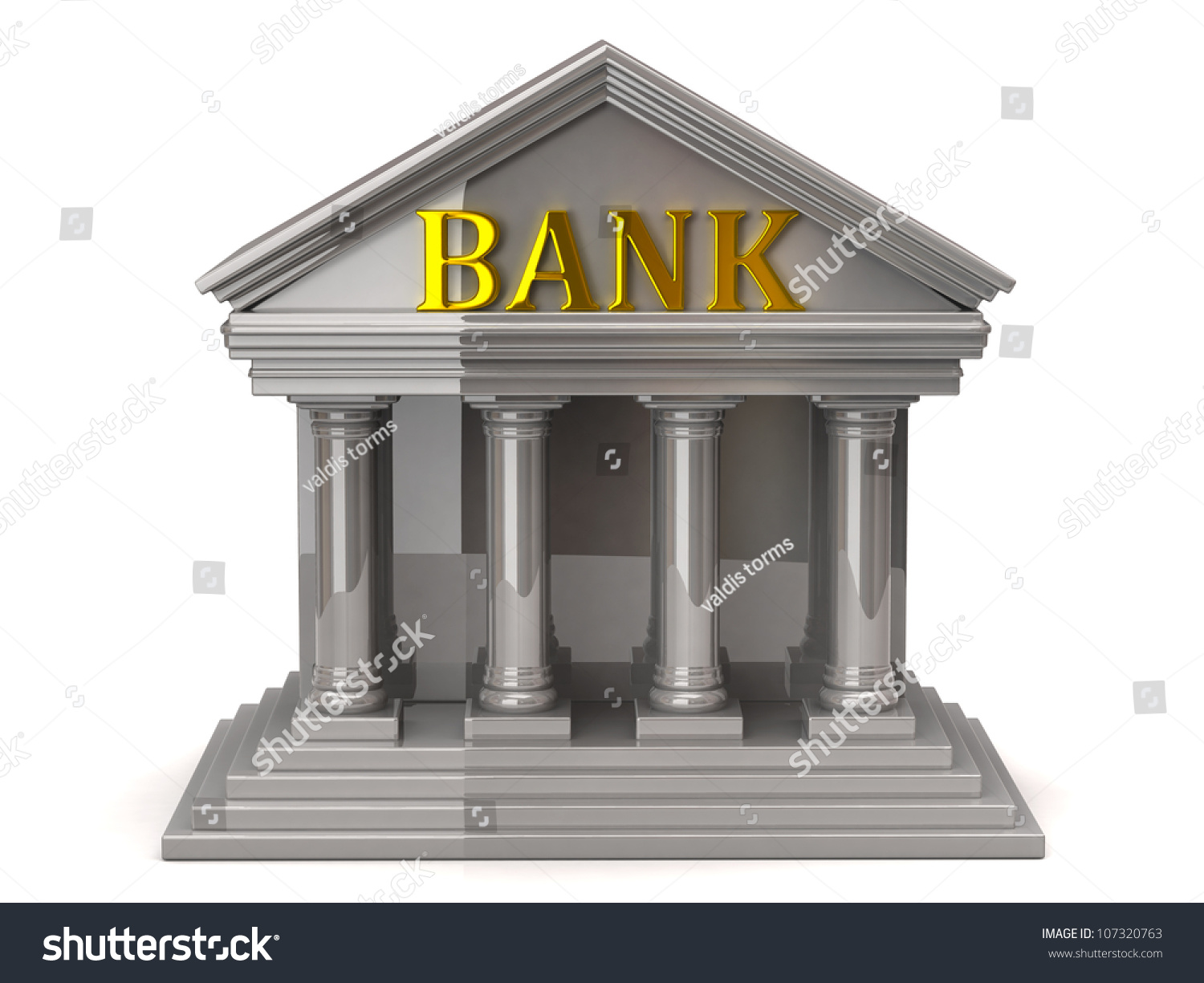 Bank Stock Illustration 107320763