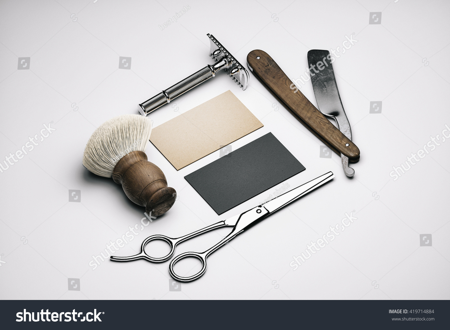 Download Barbershop Branding Mockup Stock Photo 419714884 ...