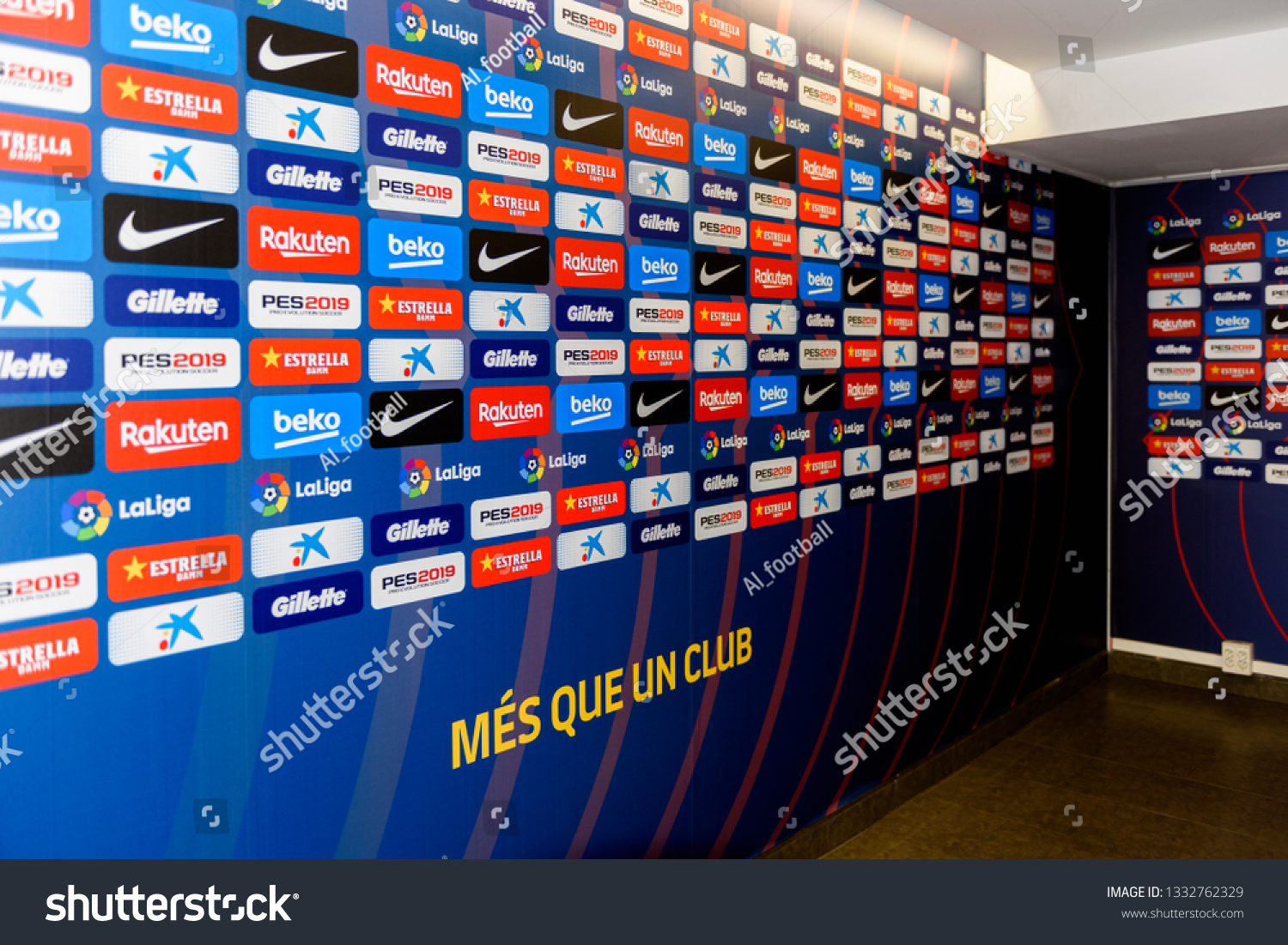 Barcelona Aug 11 2018 Press Room Stock Photo Edit Now