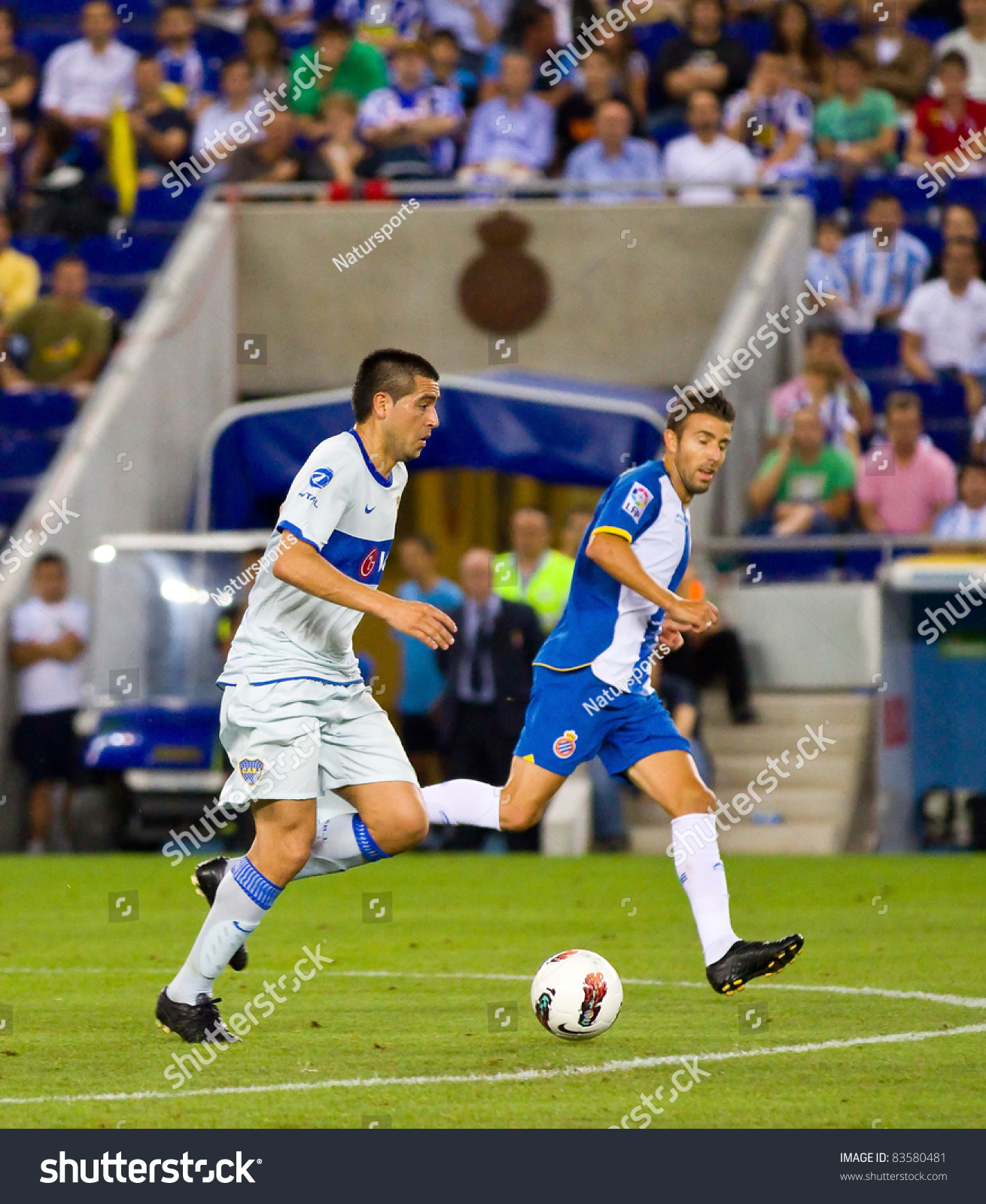 Barcelona July 27 Juan Roman Riquelme Stock Photo Edit Now 83580481