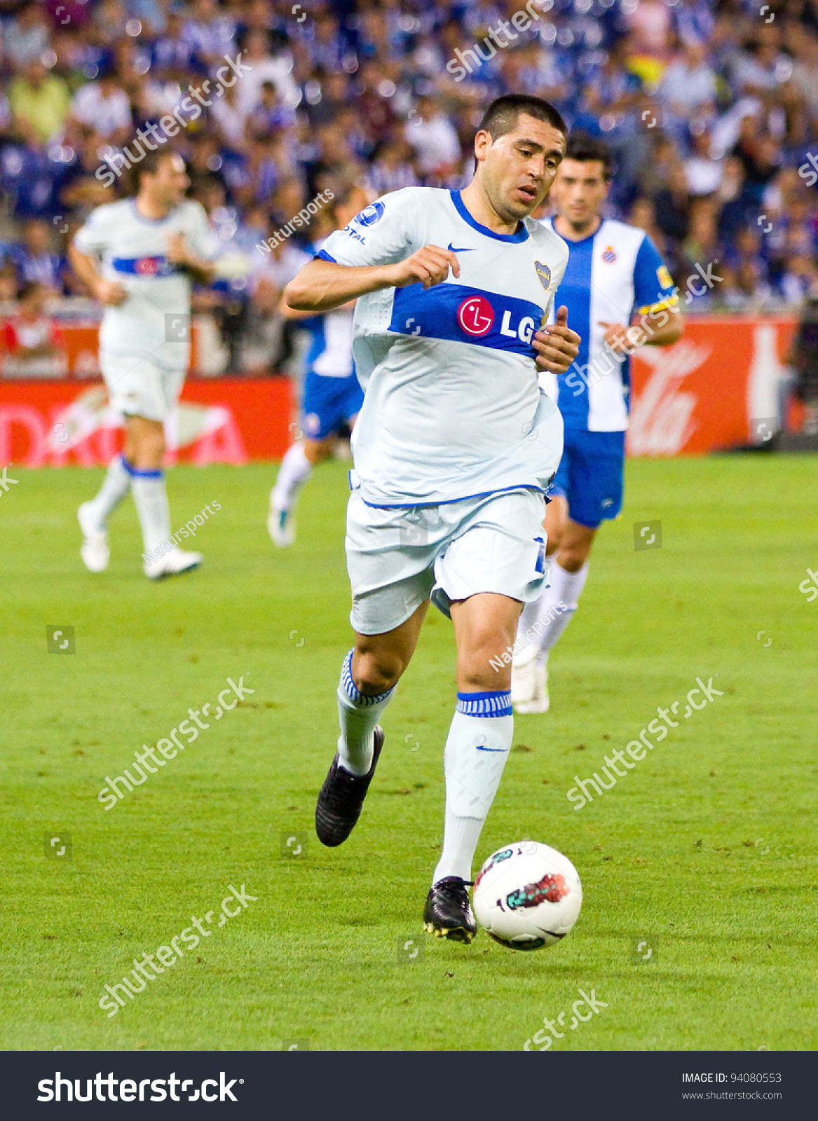 Barcelona July 27 Juan Roman Riquelme Stock Photo Edit Now 94080553