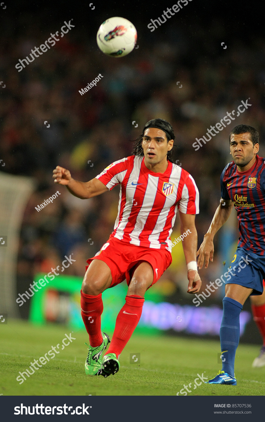 Barcelona Sept 24 Radamel Falcao Atletico Stock Photo Edit Now 85707536