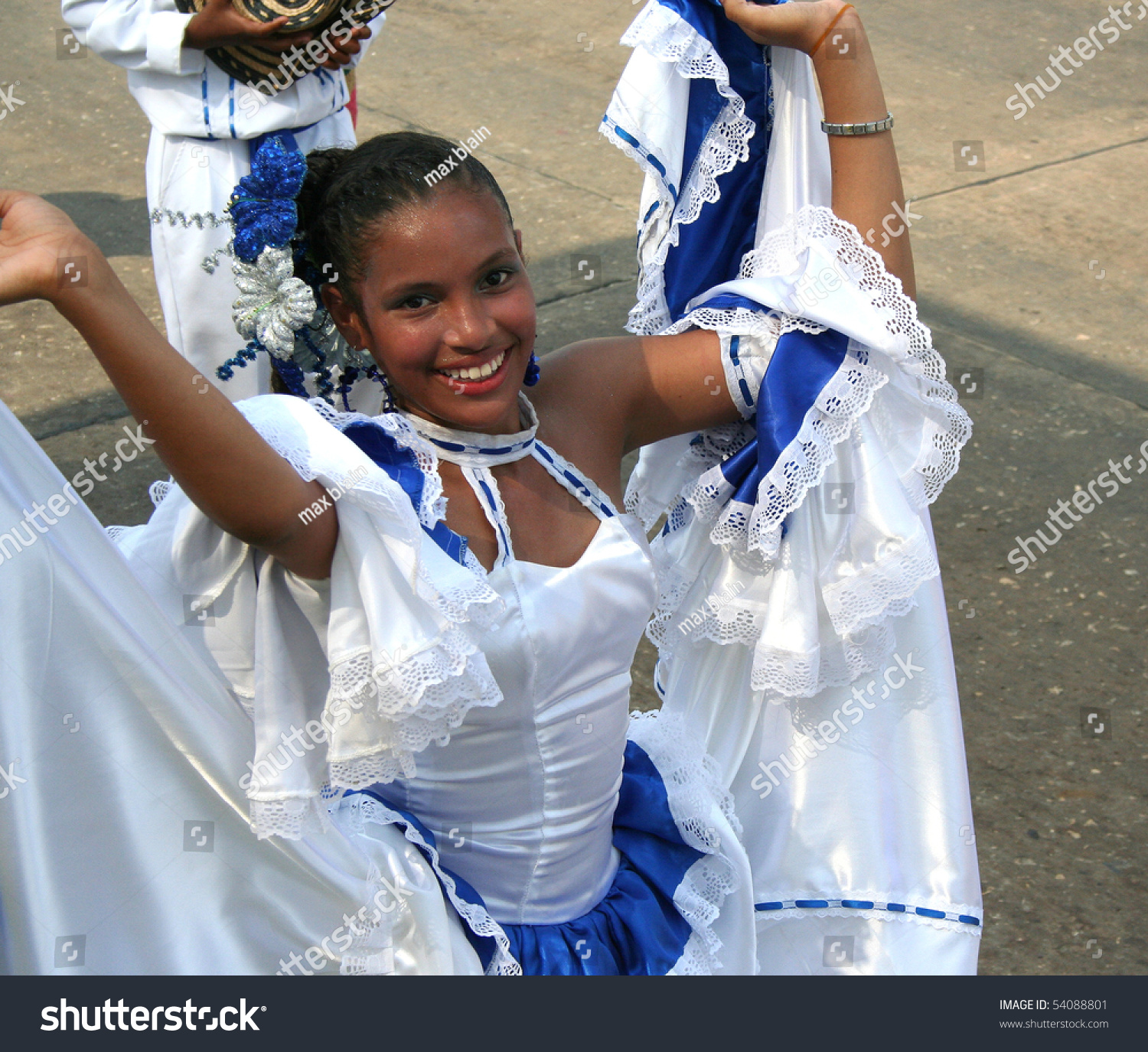 Barranquilla - Feb 15: Once A Year Colombia Hold There Carnival Street ...