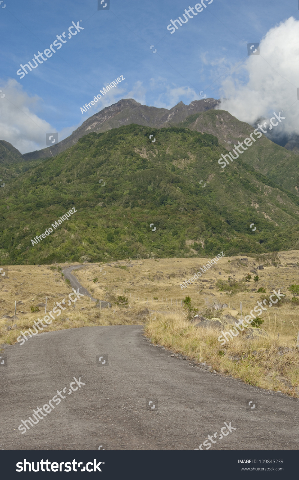 Baru Volcano Chiriqui Highlandspanamacentral America Stock Photo ...