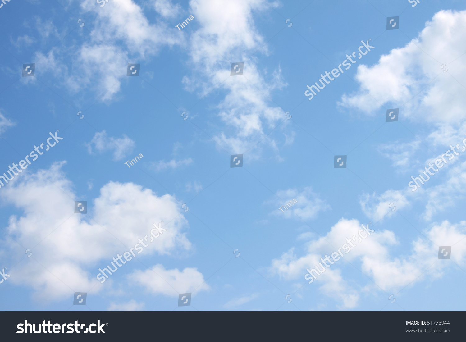 Basic Blue Sky Background Stock Photo 51773944 : Shutterstock