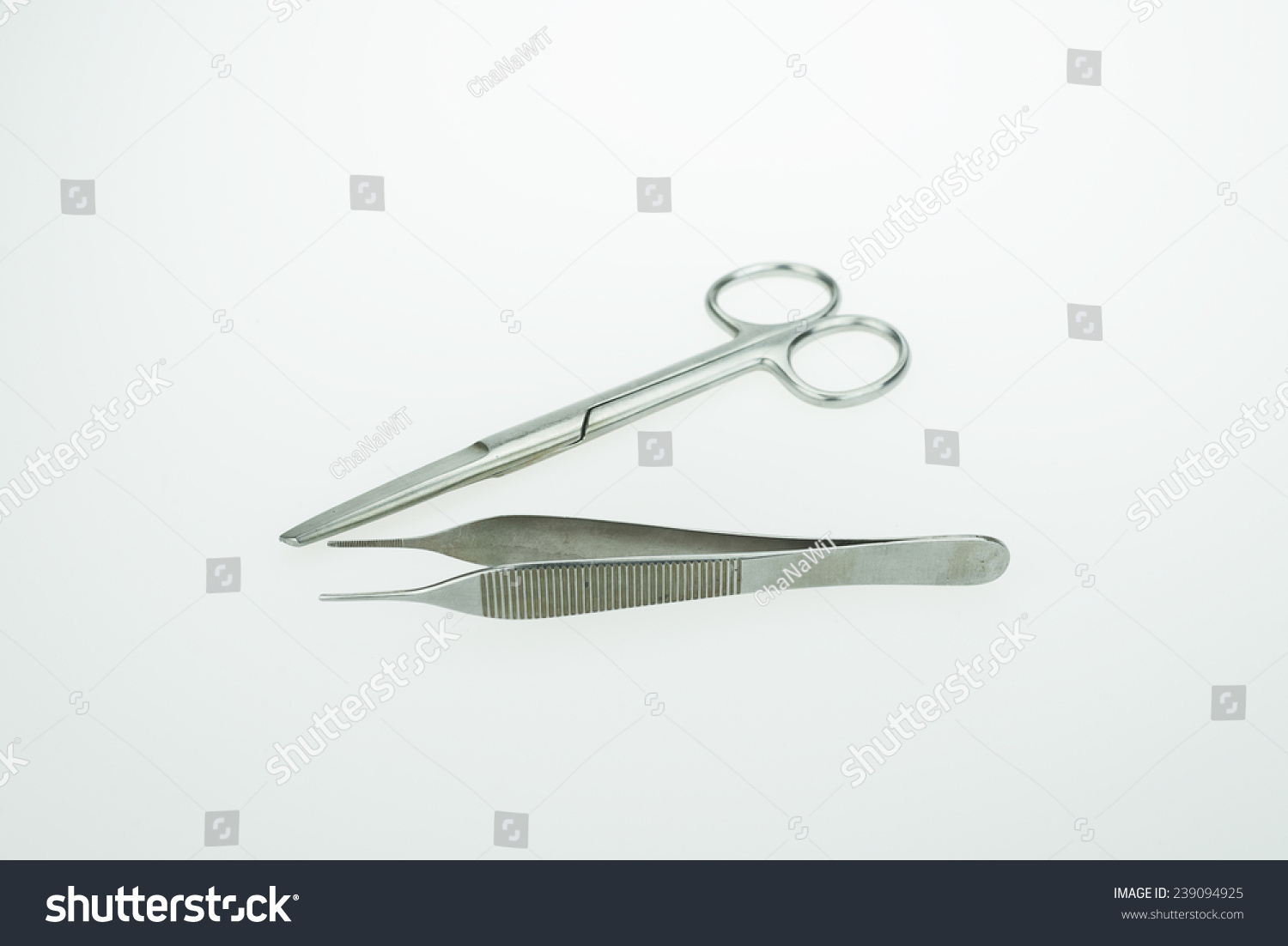 Basic Surgical Instruments On White Background Stock Photo Edit Now 239094925 Basic Surgical Instruments On White Background Stock Photo Edit Now 239094925