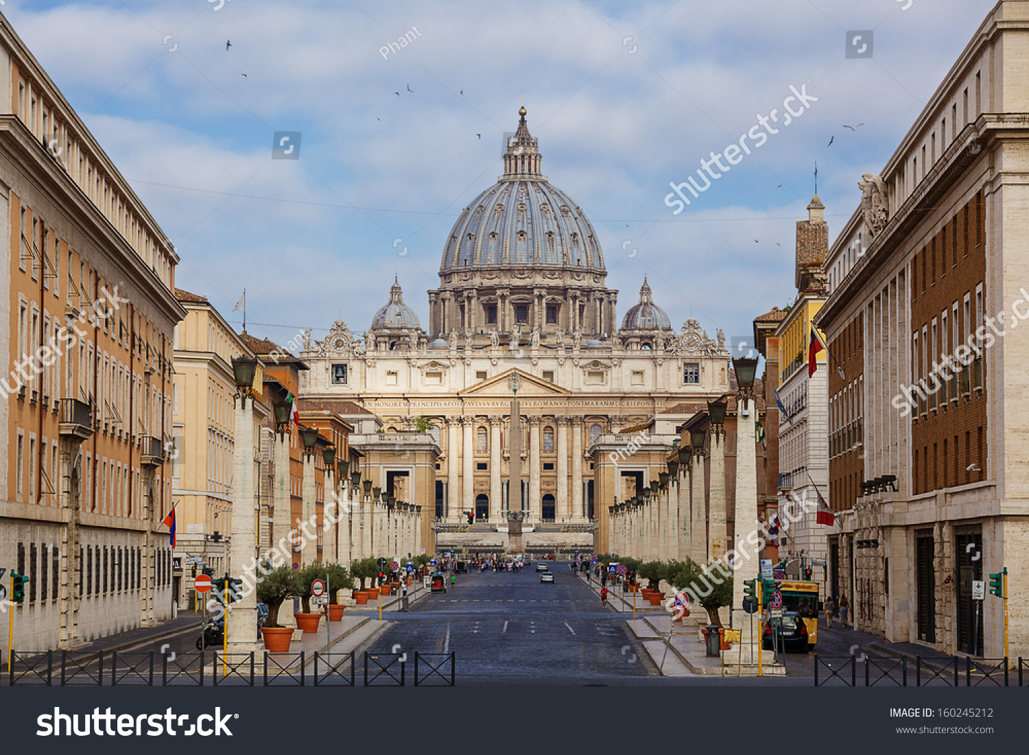 Basilica Di San Pietro Rome Italy Stock Photo Edit Now