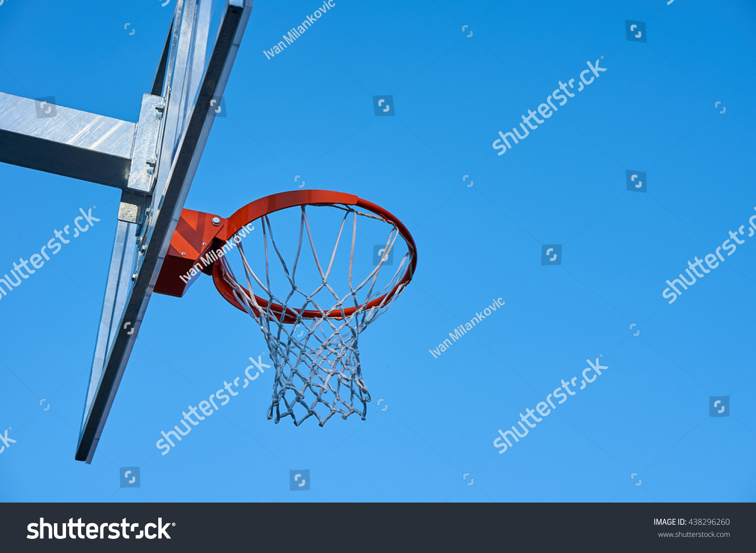 Basketball Hoop Net Stock Photo 438296260 Shutterstock