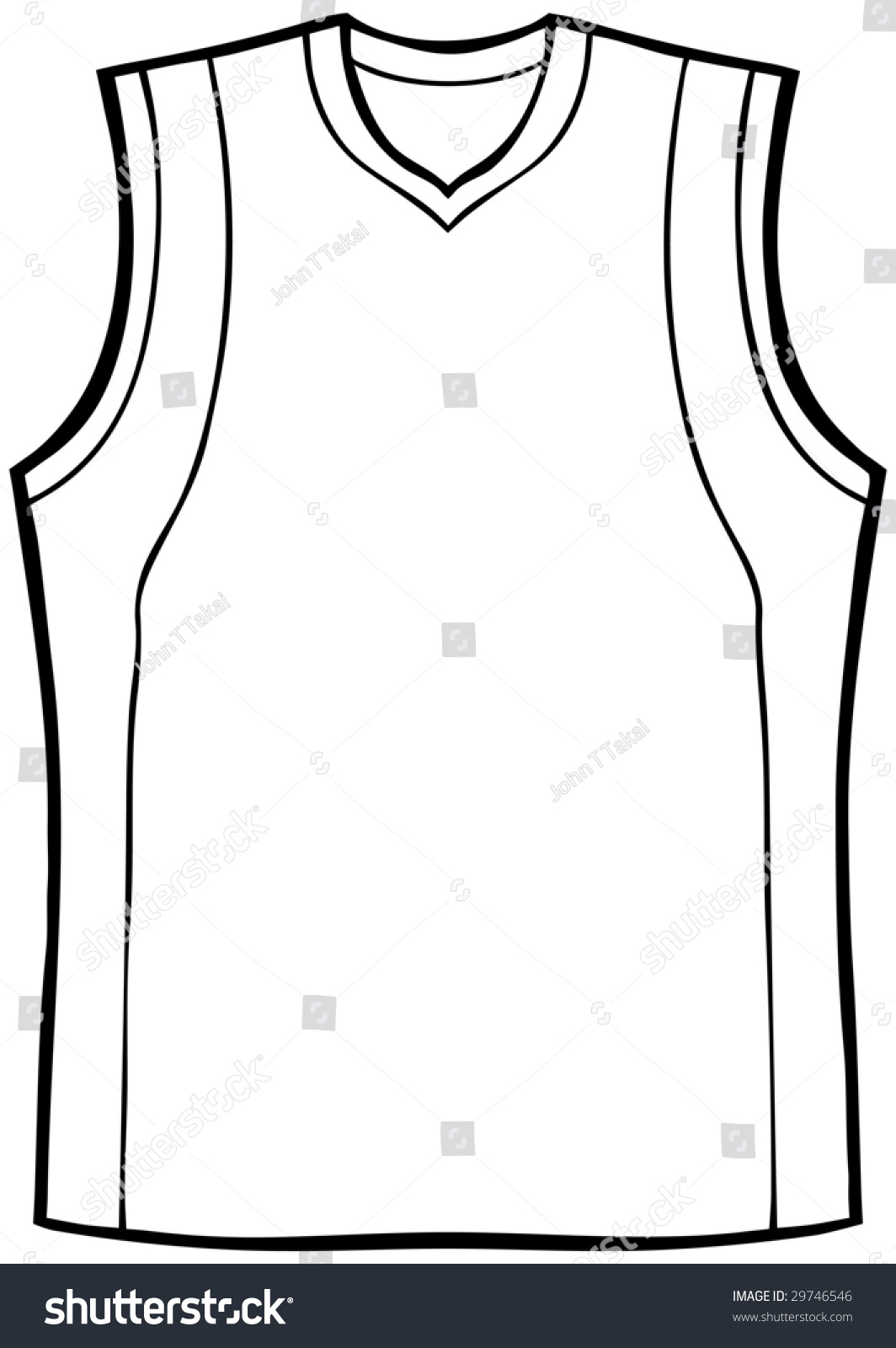Basketball Jersey Stock Illustration 29746546 - Shutterstock