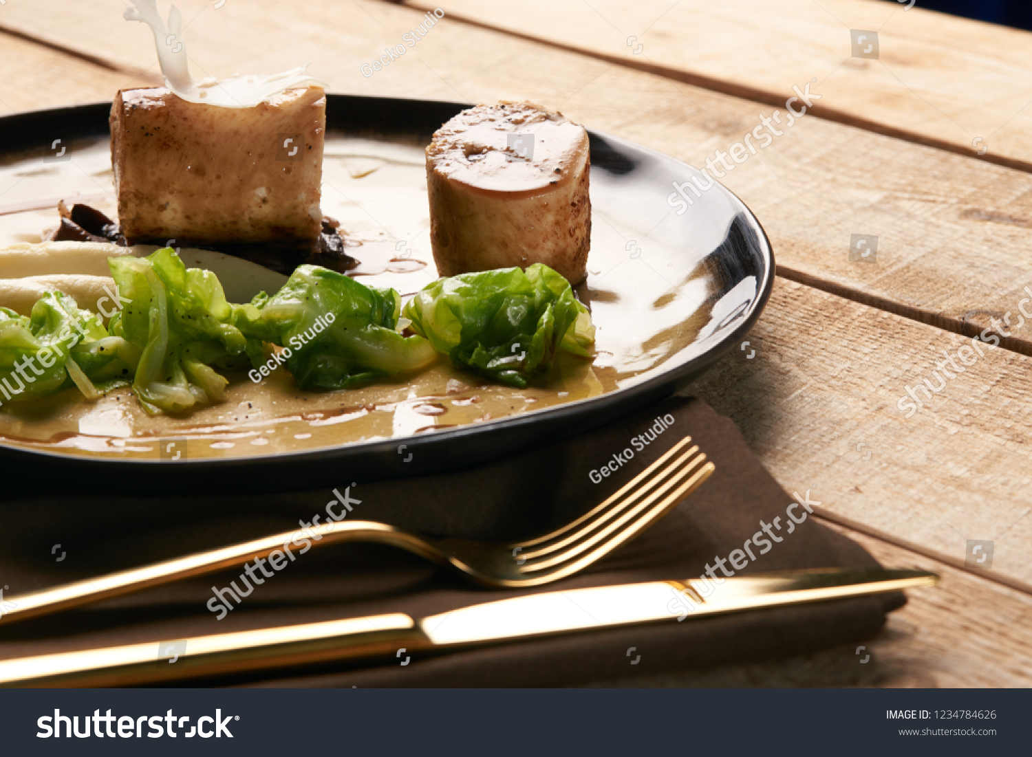 Bavarian Chicken Sausage Meat Baked Green Stock Photo Edit Now 1234784626