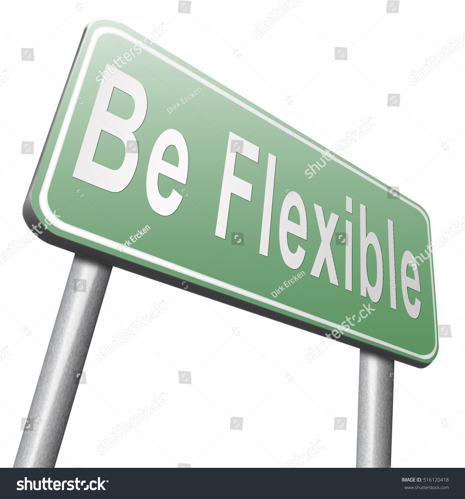 Be Flexible Adaptable Easy Going Adapt Stock Illustration 516120418