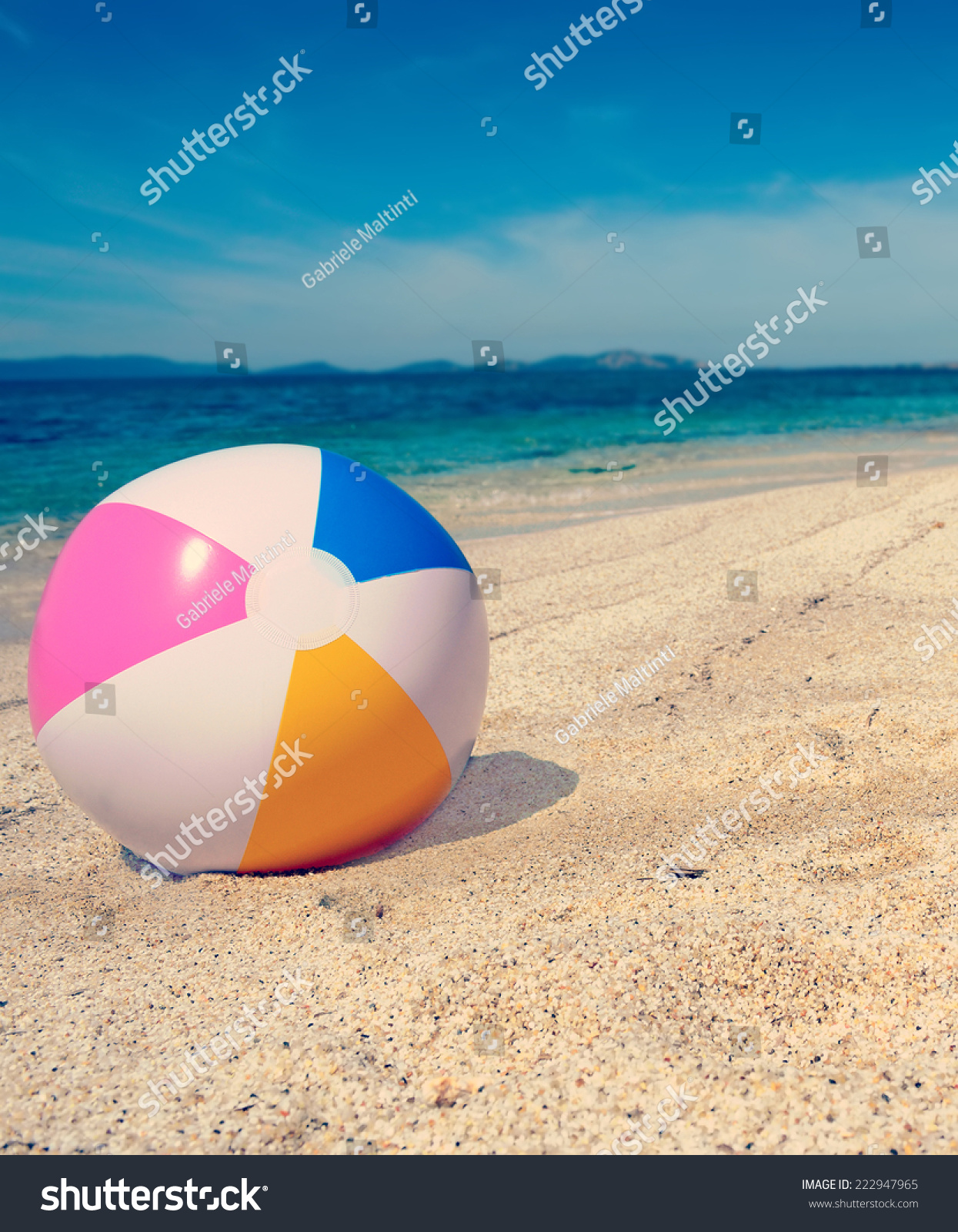 vintage beach ball