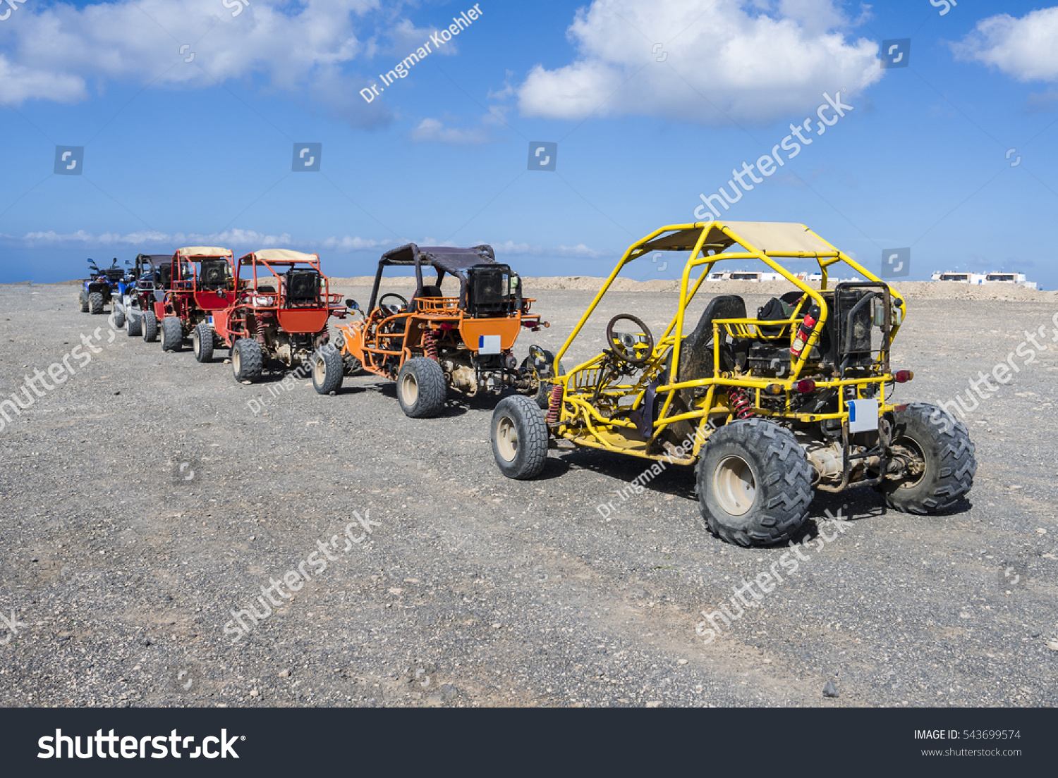 buggies on the beach