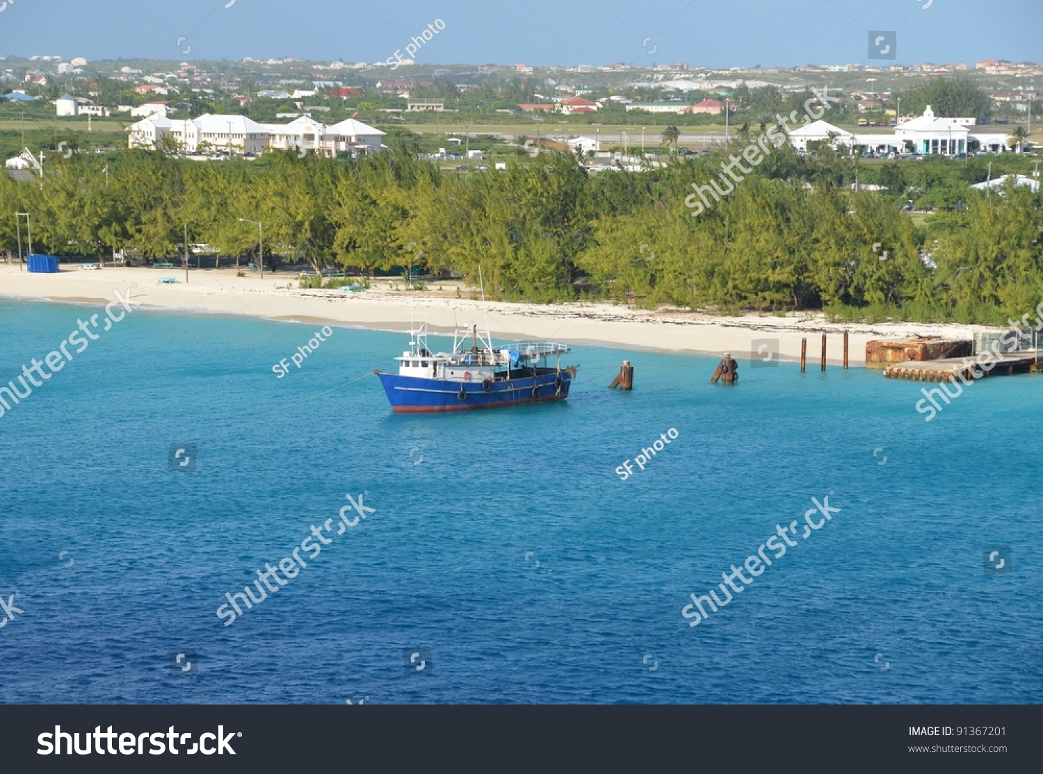 Beach Near The Cruise Ship Pier, Jags Mccartney International Airport ...