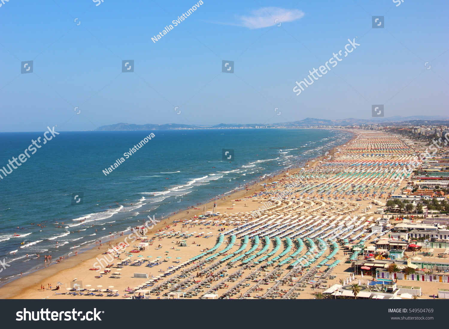 Beach On Italian Adriatic Coast Stock Photo (Edit Now) 549504769