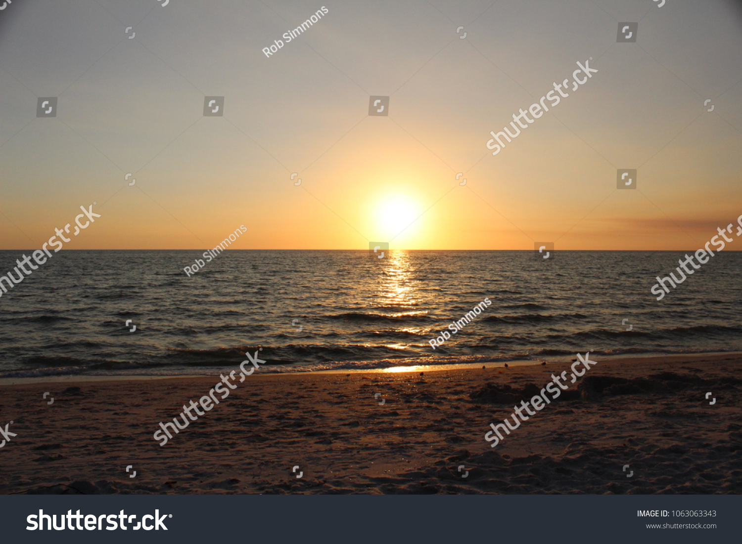 Naples Florida Beach Sunset