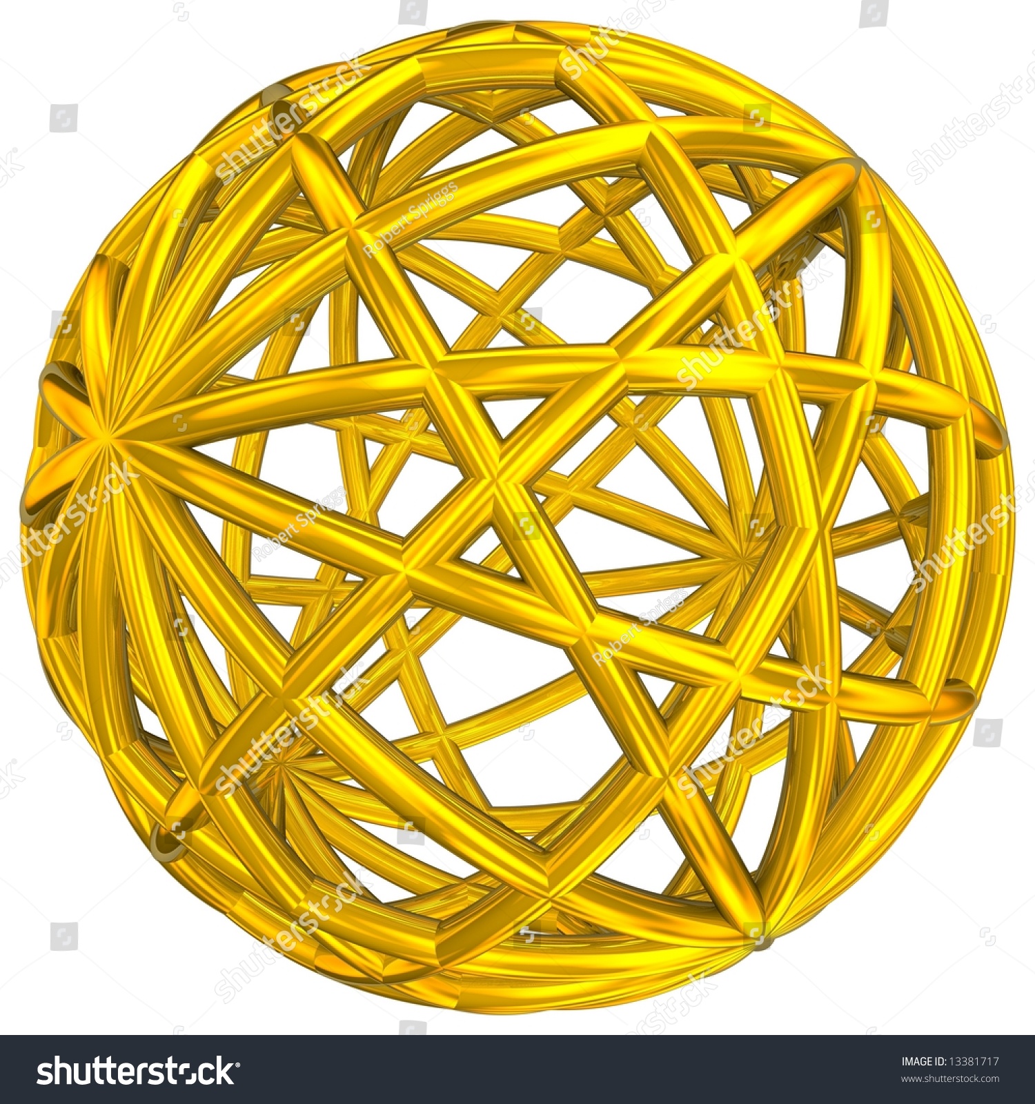 Beautiful Abstract Complexity Sphere Isolated On Stock Illustration ...